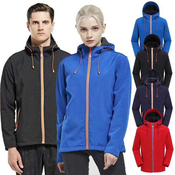 

winter coat men women hiking skiing trekking softshell jacket outdoor sportwear windbreaker trekking skiing windproof jackets, Blue;black