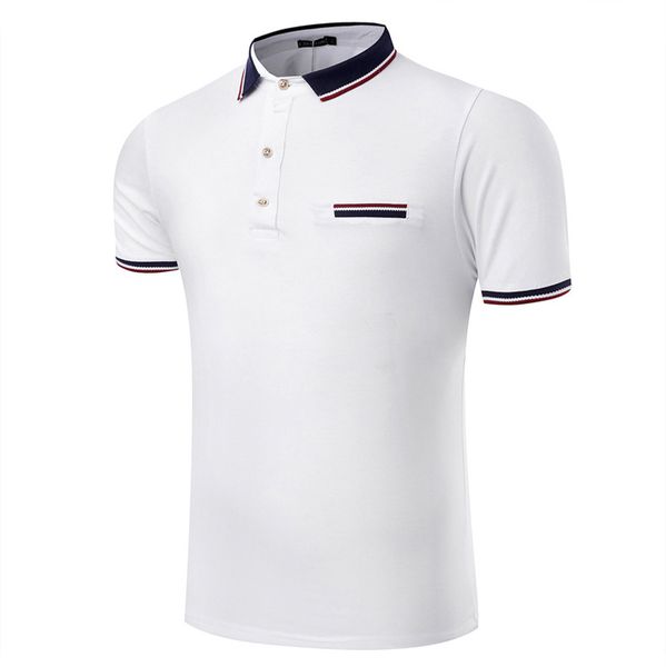 

new arrival polo polo men's knitted solid breathable quality homme outwear hip hop casual cotton style clothing summer men shirt vhcen