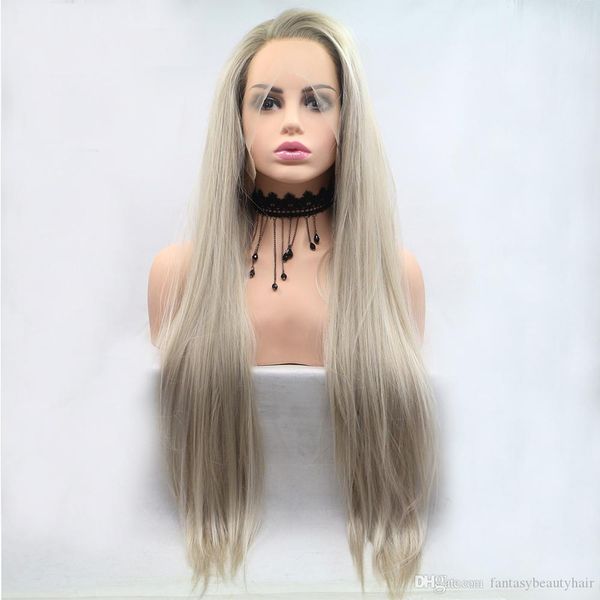 Fantasy Beauty Blonde Dark Roots Ombre Light Blonde Color Daily