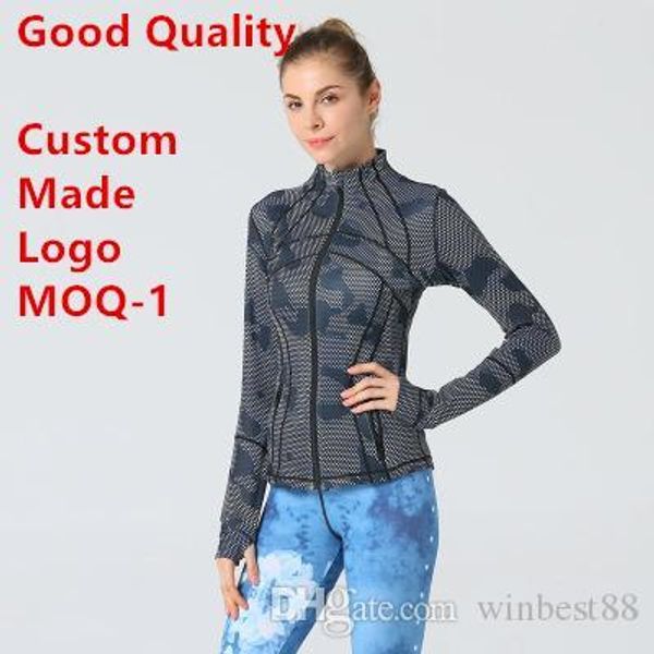 

50 coolors autumn women outwear coat spring short jacket lady's sports yoga clothing  lycra fiber u style jogging  jacket u, Black;brown