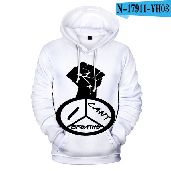 

i cant breathe i cant breathe 3d printing european and american hooded sweater custom hooded men and women clothing, Black