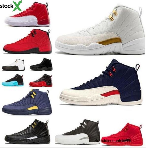 

new 2020 12s fiba basketball shoes men winterized gym red cny gamma blue dark grey mens sports sneakers with box