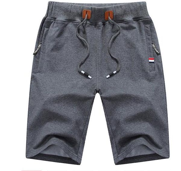 

2019 solid men's shorts 6xl summer mens beach shorts cotton casual male shorts homme brand clothing sa210, White;black