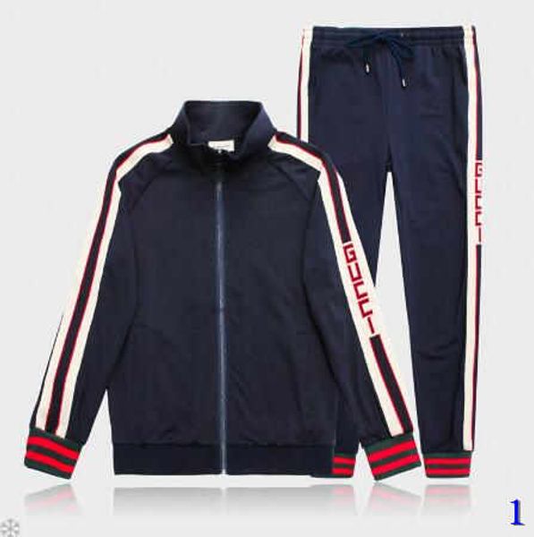 

mens designer jackets+pants fashion sports sweatshirt new brand tracksuits with zipper jacket and long pants m-3xl available1, Black;brown