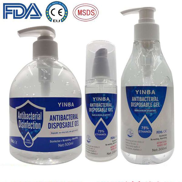 

60 мл 100 мл 300 мл 500 мл портативный дезинфицирующий гель для рук FDA CE дезинфицирующее средство для рук портативный дезинфекционный спрей жидкое мыло для рук DHL доставка