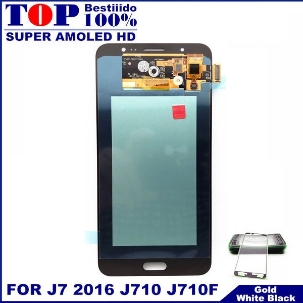 

for samsung galaxy j7 2016 j710 j710f j710fn j710m j710y lcd display amoled lcds touch screen digitizer assembly replacement