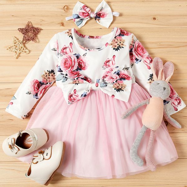 Christmas Children Infant Baby Girl Casual Xmas Princess Tutu Dress+Headband