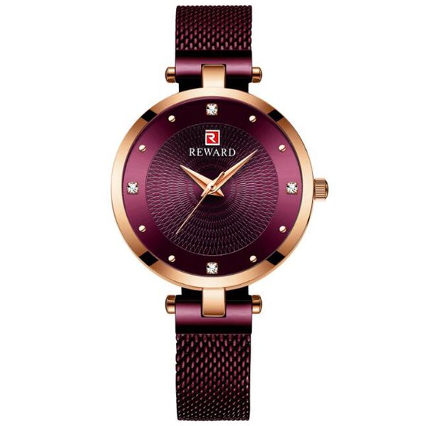 

brand simple women quartz watches luxury crystal round quartz analog ladies wrist watches dress watch clock montre femme, Slivery;brown