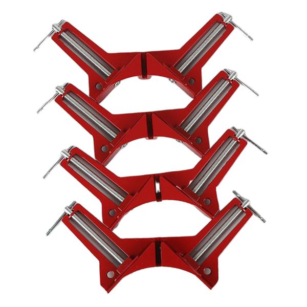 

4 pcs alloy 90 degree right angle corner clamp picture p frame clips