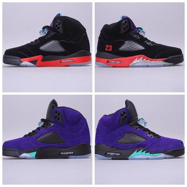 

mens 5s top 3 alternate grape black red purple 1990 30th anniversary мужская баскетбольная обувь jumpman new 5 замшевые спортивные кроссовки