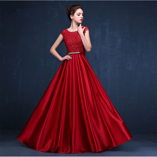 

red burgundy gold royal blue satin bridesmaid dresses with lace bow 2019 backless long formal dress, White;pink