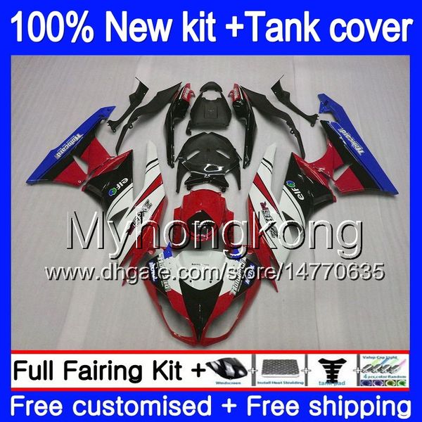 Body + Tank для KAWASAKI ZX636 ZX6R 2009 2010 2011 2012 206MY.78 New Red White ZX 636 600cc 6 R ZX636 ZX600 ZX 6R ZX6R 09 10 11 12 обтекателей