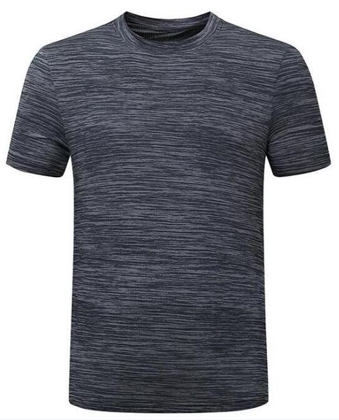 

2019 men's tight clothes running short-sleeved quick-drying t-shirt 65629898, Black;blue
