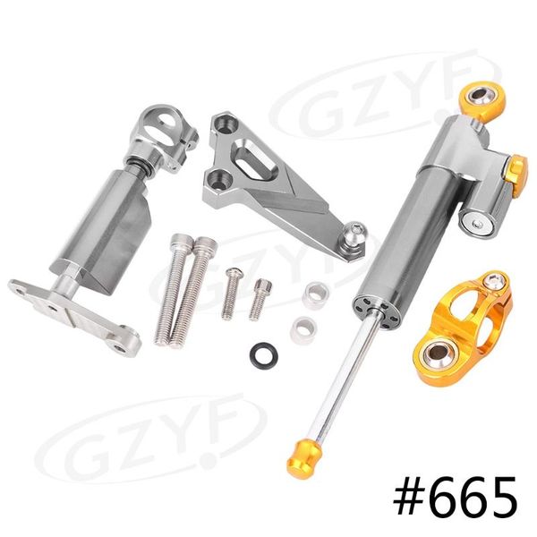 

cnc aluminum motorcycle steering damper stabilizer safety control w/ mounting bracket holder kit for s1000rr 2014 2020 2020