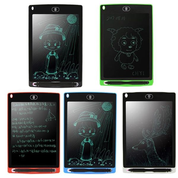 

lcd writing tablet drawing 8.5 inch board memo pad electronic notebook with pen dhl free