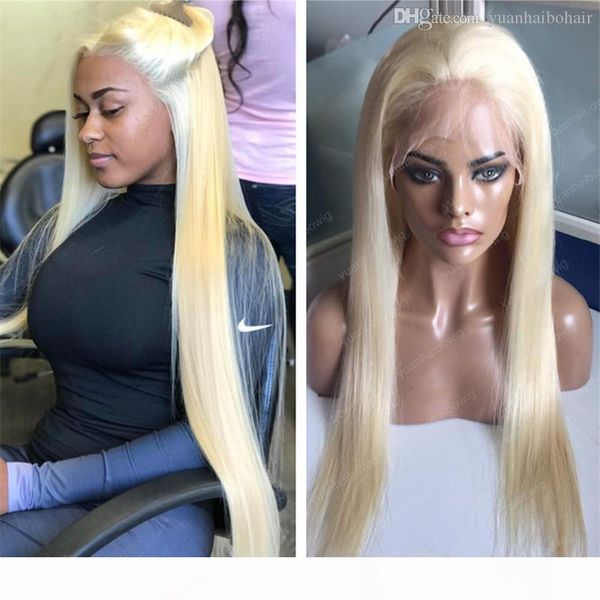 

26inch 613 blonde silk верхний полный парик шнурка silk straight virgin бразильский человеческих волос silk base парик фронта шнурка бесплат, Black;brown