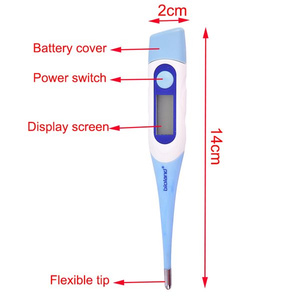 

2020 baby head electronic digital lcd thermometer medical baby body temperature, Black;white