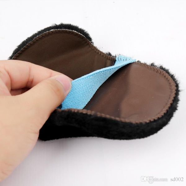 

shoeshine gloves dust removal shoes cloth soft fur polishing brush dedusting cloth elastic band resistance to dirt 0 55kqc1