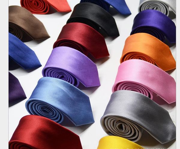 

new narrow-edition men's 6cm pure colour tie narrow-edition british men's tie, Blue;purple