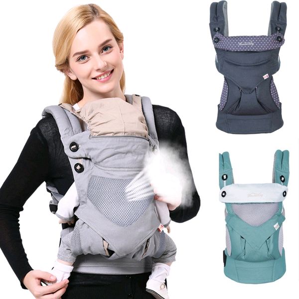 

adjustable 0-36m ergonomic baby carriers backpack portable baby sling wrap cotton manduca infant newborn kangaroo bag hipseat