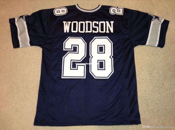 

nbspnfl retro custom sewn stitched #28 darren woodson blue mitchell & ness jersey s-5xl,6xl men's football jerseys rugby, Black;blue