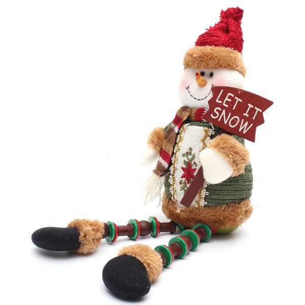 

flannel ornaments lovely home snowman party feastival gifts christmas decoration for office decor santa claus elk