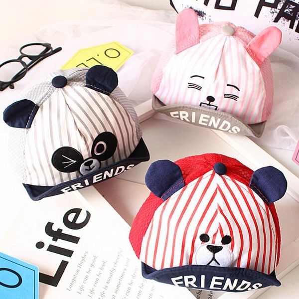 

cartoon children summer soft sunhat leisure casual fashion comfortable chic thin boy girl breathable outdoor daily hat, Yellow
