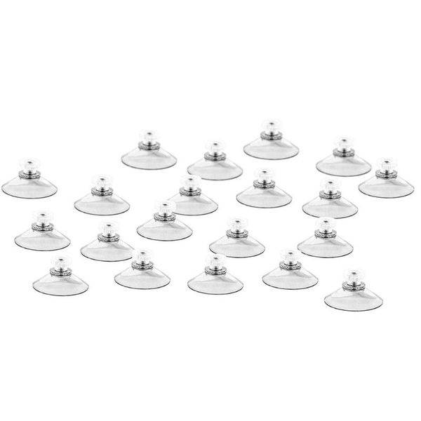 

20 pcs with m4 thread 40mm suction cups, with knurled nut clear for kitchen kitchen hook bedroom door hook jmss