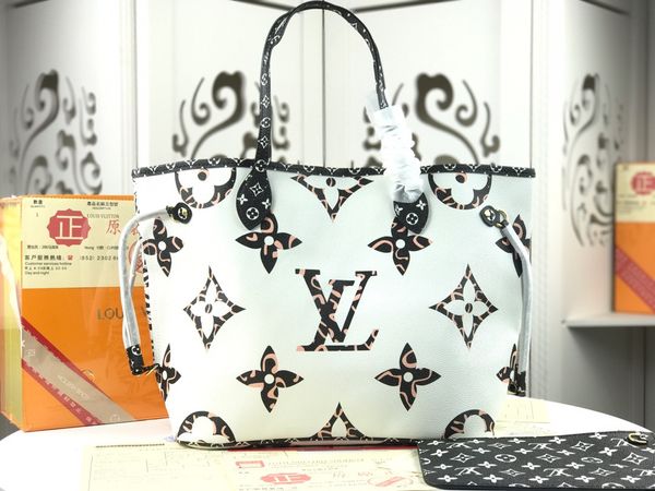 

m41177 40998 40156 40995 40996 modern lady handbag single-shoulder bag chain handbag lady's bag large capacity shopping bag