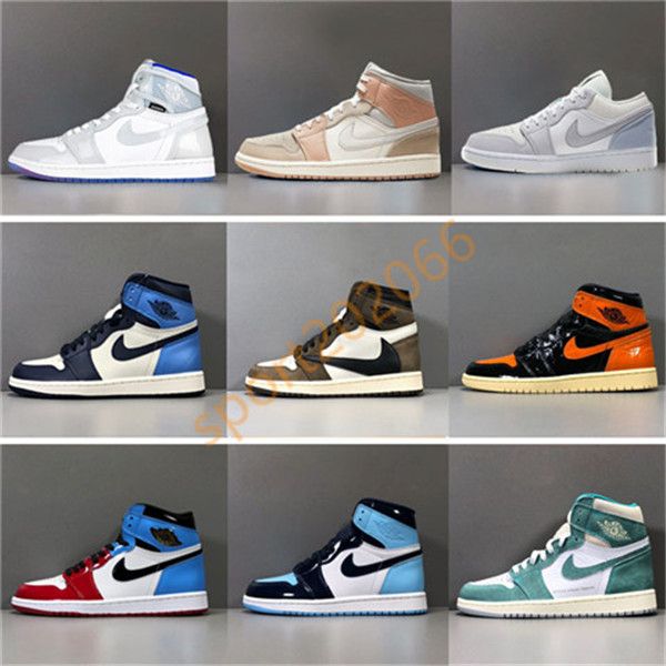 

1s milan pink 1 high zoom mens basketball shoes white racer blue 1s r2t nylon grey purple women jumpman sports sneakers trainers