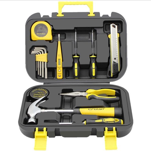 

multi-function household hardware tool set combination manual diy production family car repair kit