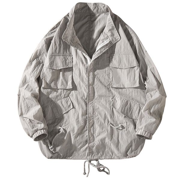 

summer thin section thin breathable sun protection clothing male uv sun protection clothing fishing loose big yards coat skin clothing, Black;brown