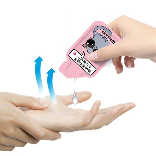 

48 bags cartoon disposable disinfection gel antibacterial hand sanitizer liquid