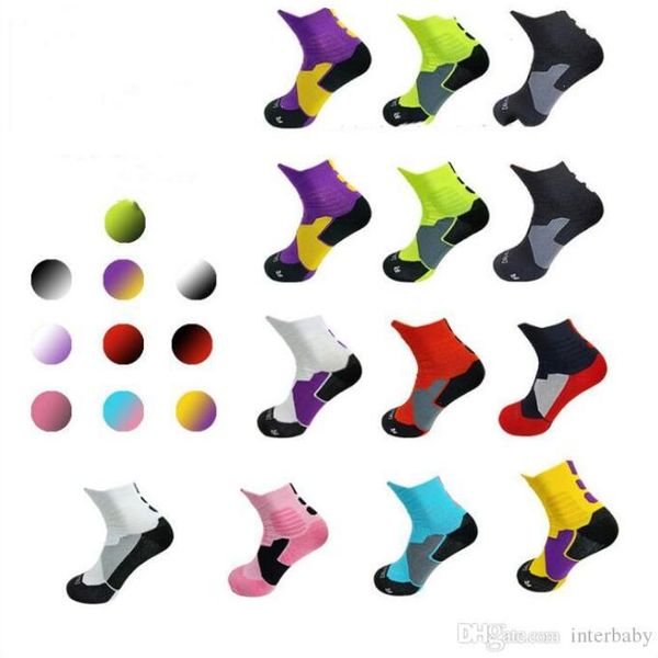 

baby socks boys basketball elite socks professional athletic sports socks anti slip terry towel bottom sock football running hosiery c5769, Pink;yellow