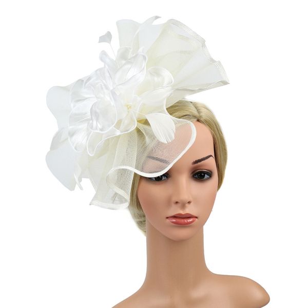 

headdress fascinating wedding hair clip women props accessories artificial feather party hat bowler female flower fashion