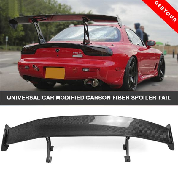 

автомобиль универсальный модифицированный частей voltex углеродного волокна gt большой хвост гонки fixed wing спойлер для всех автомобилей