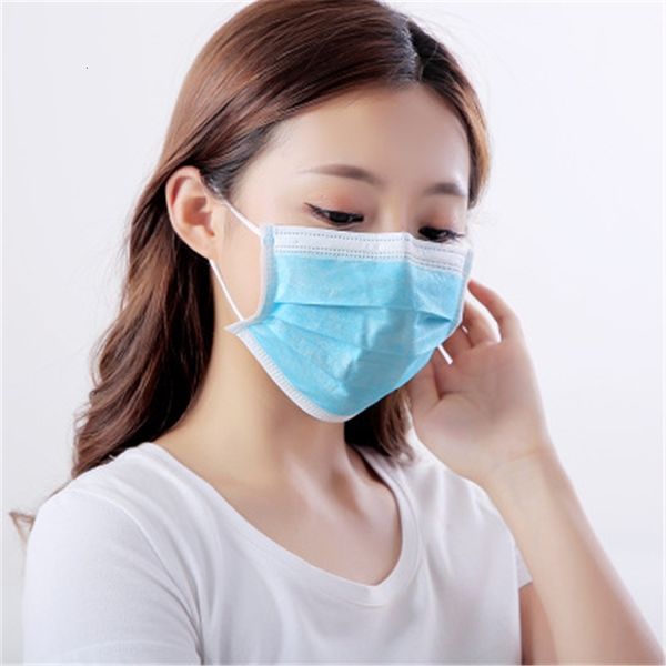 

in stock masks mouth3 ply dust nonwoven elastic earloop salon mouth face masks fast mask blue delivery tlpcpa2281