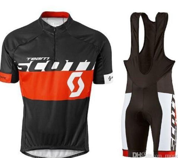 

2020 vacove brand new 2020 pro team scott cycling jersey red bike shorts set ropa ciclismo quick dry pro cycling wear bicycle maillot cu, Black;red