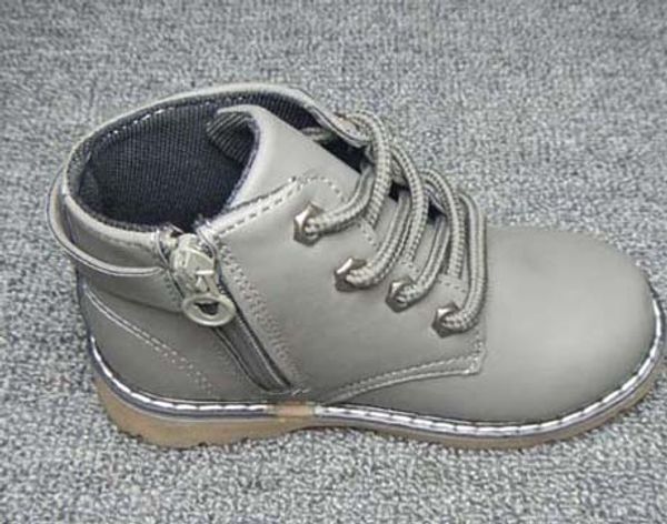 

quality 2019 woman brand boots real leather pointed flat shoes ankle boot martin boots fashion boot with box u46, Black;grey