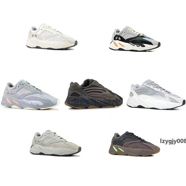 

700 v2 инерционная волна бегун мужские женские дизайнерские кроссовки новый статический лиловый лучшее качество kanye west sport shoes 5-12