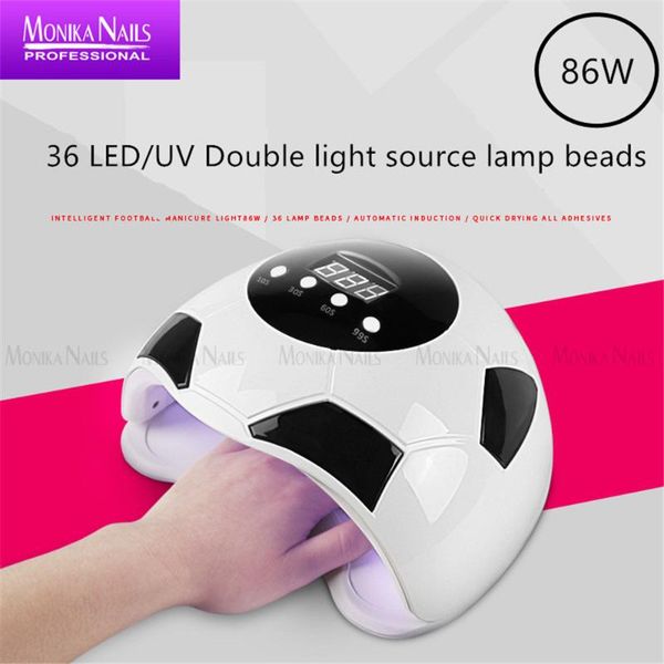 

86w ногтей лампы инфракрасные интеллектуальные индукционные 36 led / uv двойной источник света лампы бисера сушат быстро и эффективно