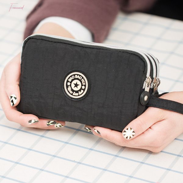 

2018 new arrivals large capacity women wallets with individual card holder ladies clutch purse female wallet long size carteras, Red;black