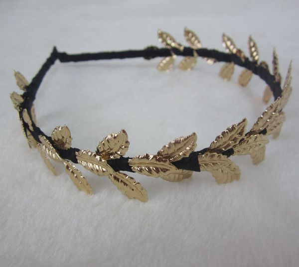 

fashion-baroque multi leaf hairbands for women fashion hair jewelry gold headbands punk bijoux hair accessories head jewelry, Silver