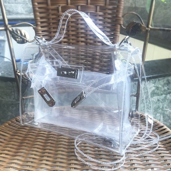

luxury handbags women bags designer waterproof transparent bag pvc beach bag ladies shoulder bag bolsos mujer sac a mainhand large capa