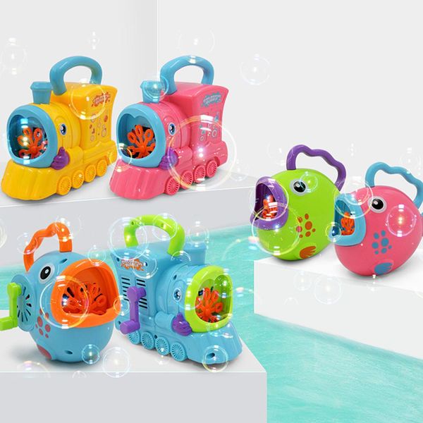 

summer cartoon hand shake interesting bubble machine water blowing toy for kids