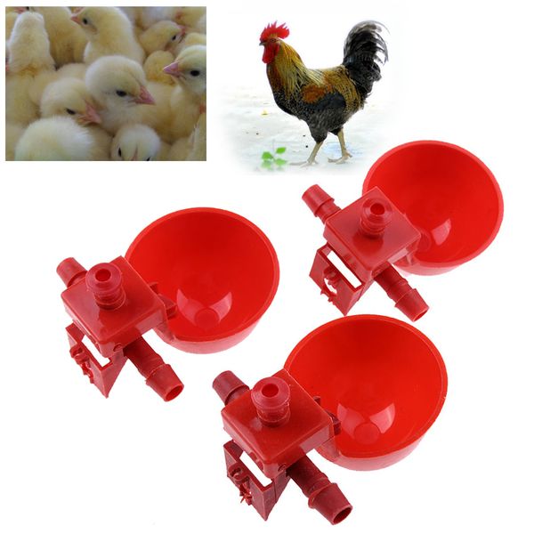 Automatic Bird Coop Feed Poultry Water Drinking Cups Poultry Water