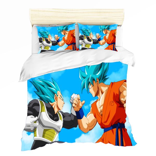 

3d print bedding set cartoon anime friends'/lovers' gift, duvet cover set home textiles