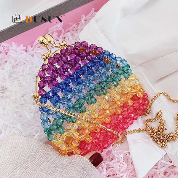 

элегантные сумки mini color бисероплетение pearl shell для женщин цепи плеча crossbody мешка способа малого шарика вечера партии клип кошеле