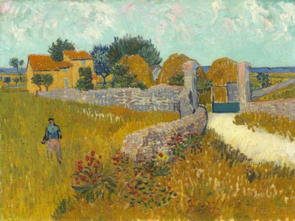 

vincent van gogh oil painting on canvas wall decor farmhouse in provence home decor handpainted &hd print wall art canvas pictures 191029
