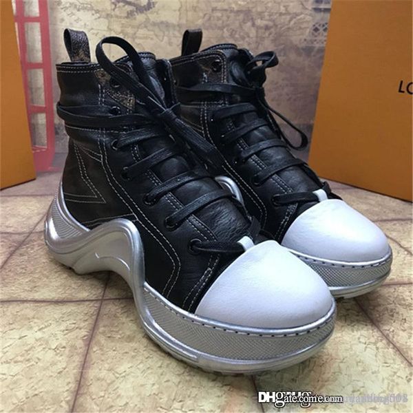 

2019 brand fashion luxury designer women shoes superstar sneakers archlight sneaker boot womens casual shoes sports shoes, Black